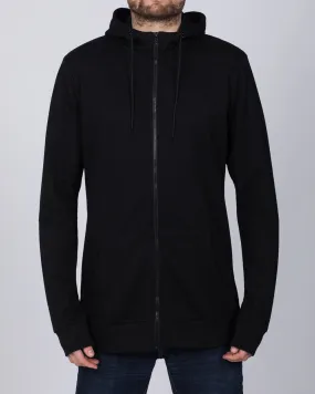 2t Zip Up Tall Active Hoodie (black)