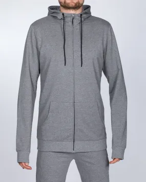 2t Zip Up Tall Declan Hoodie (charcoal)