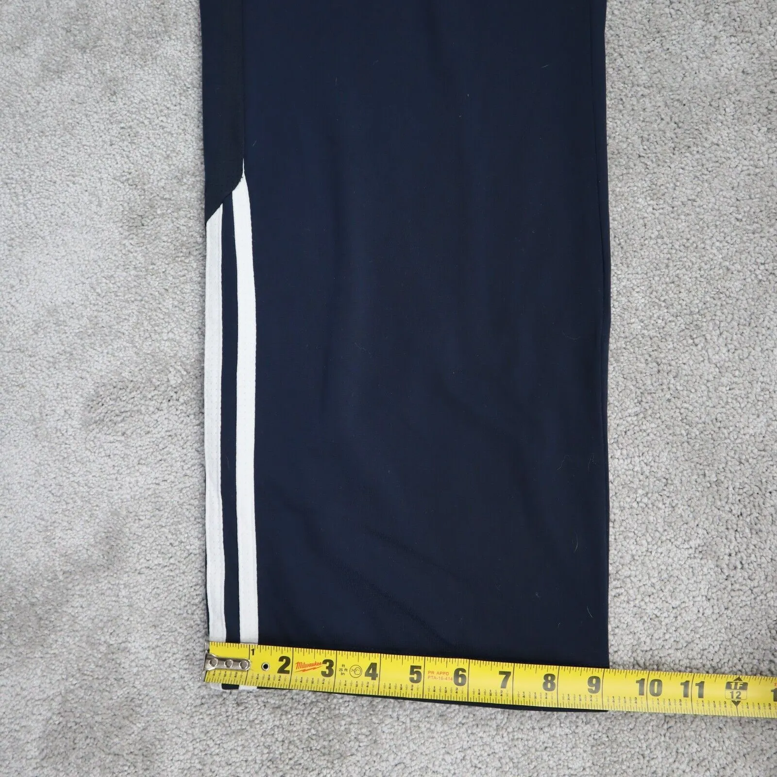 adidas Men Track Pant Activewear Elastic Waist Running/Training Navy Blue Size M