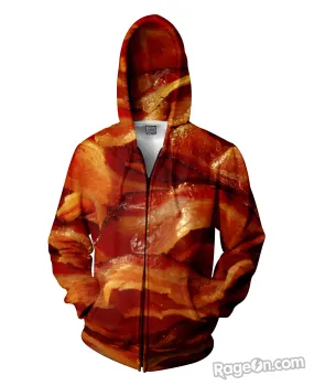 Bacon Zip-Up Hoodie