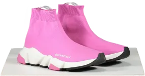 Balenciaga Pink Speed Knitted High-top Trainers UK 4 EU 37 👠