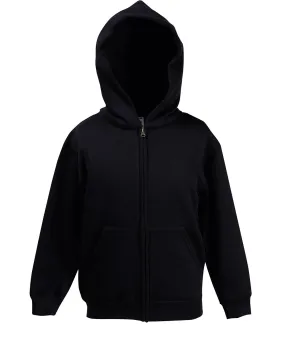 Black - Kids premium hooded sweatshirt jacket