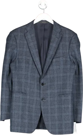 boggi Blue Wool And Cashmere Milano Blazer UK 38" CHEST