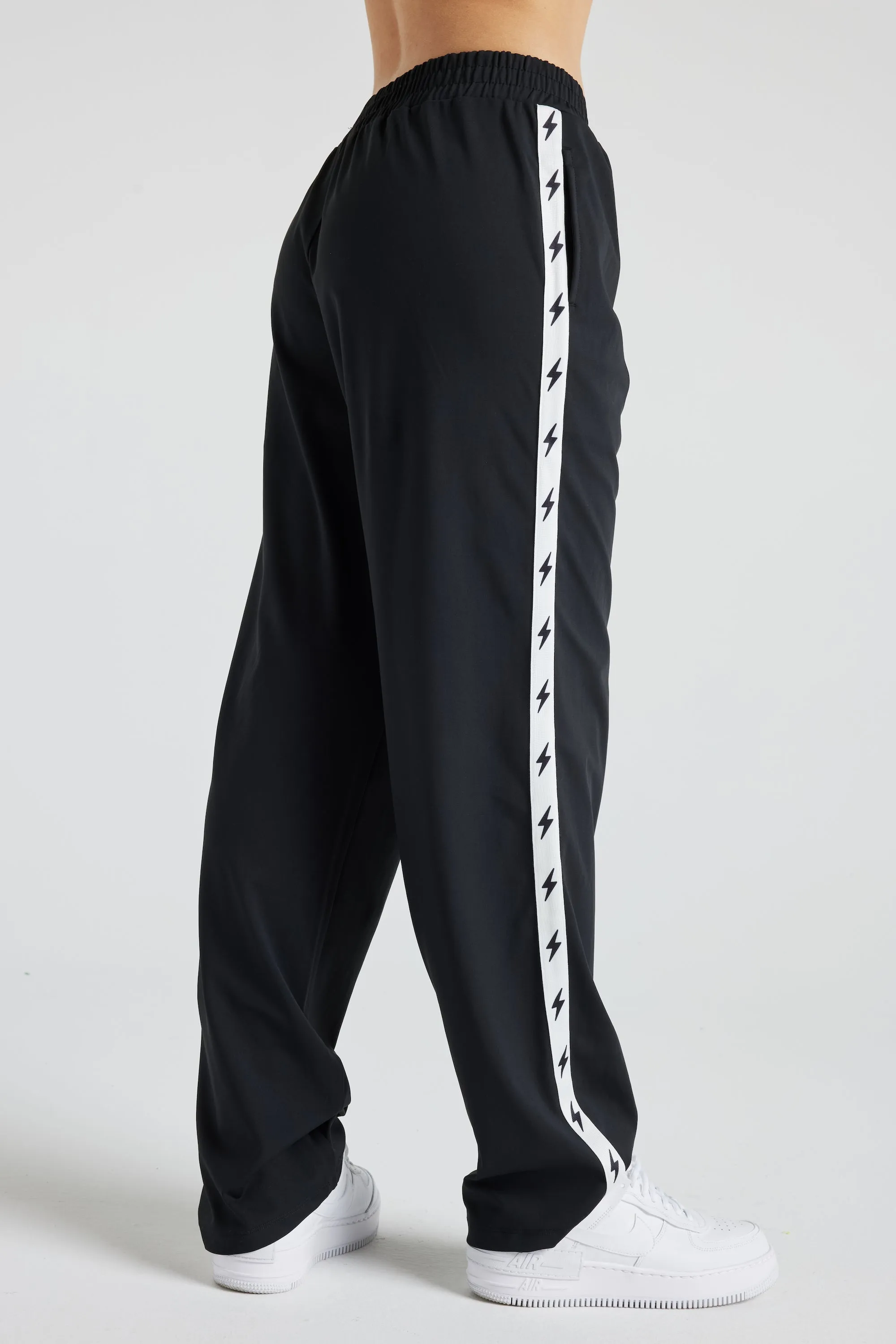 Bolt Track Pant - Black/White