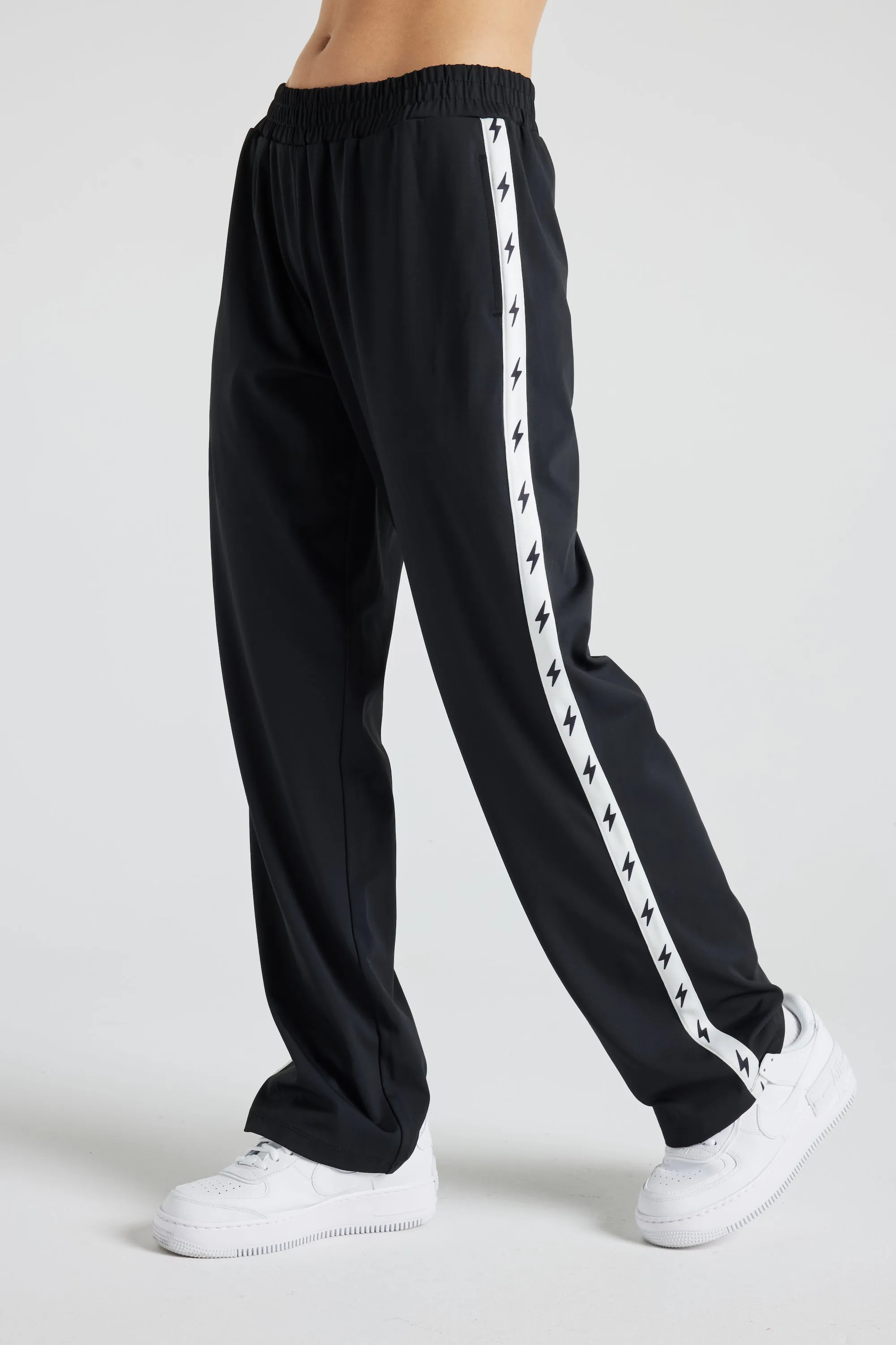 Bolt Track Pant - Black/White