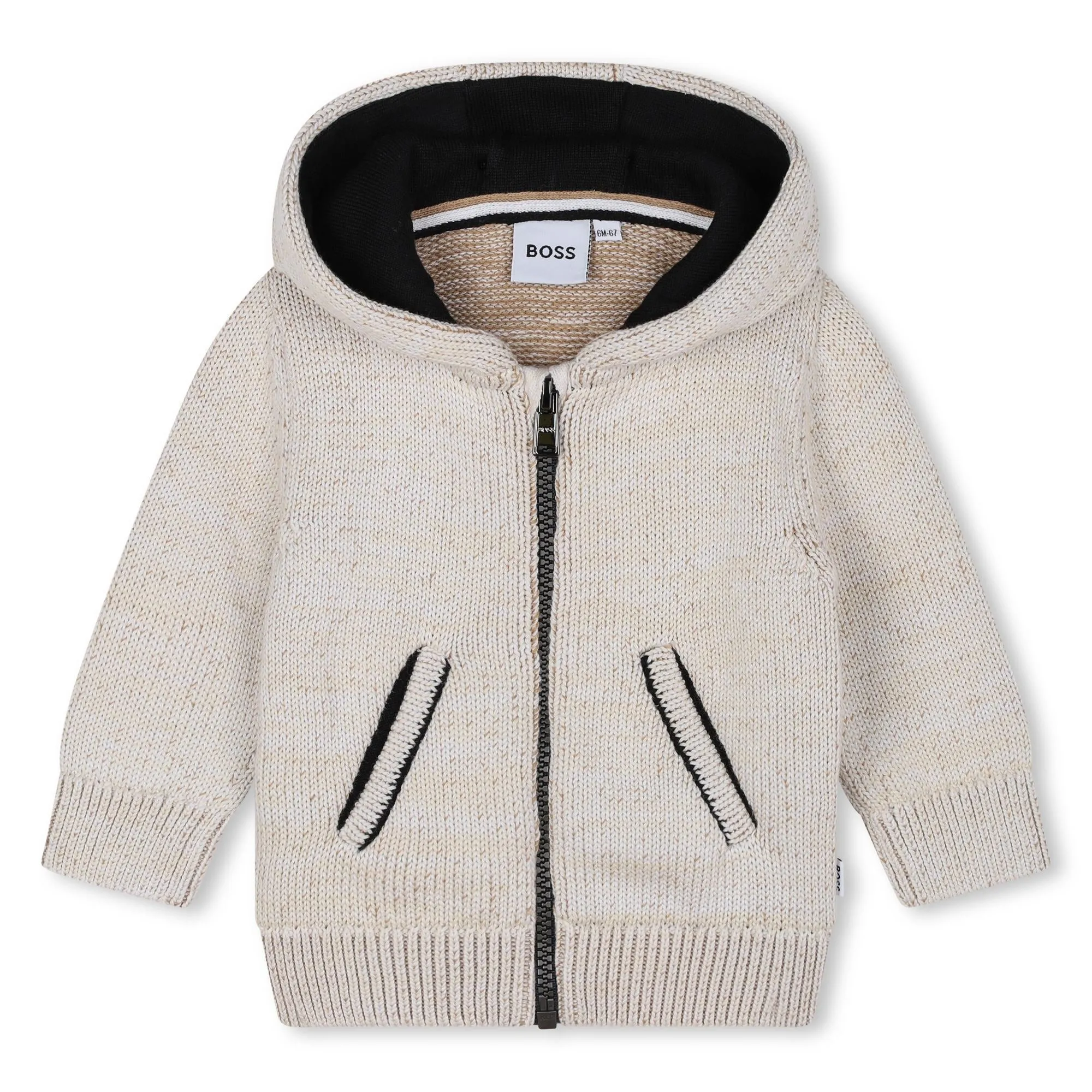 Boss - Sand Knitted cardigan