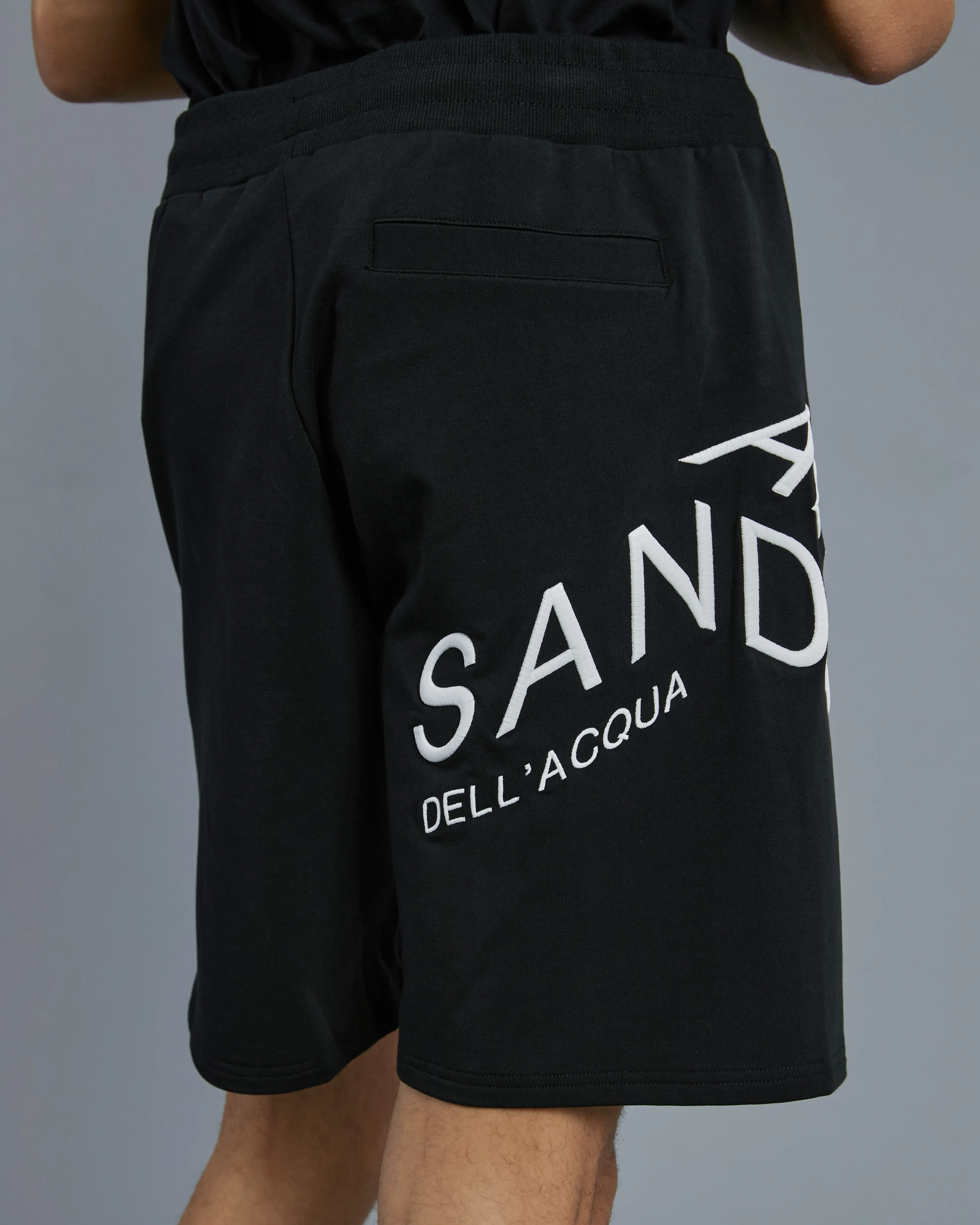 Brand Embroidered Track Shorts