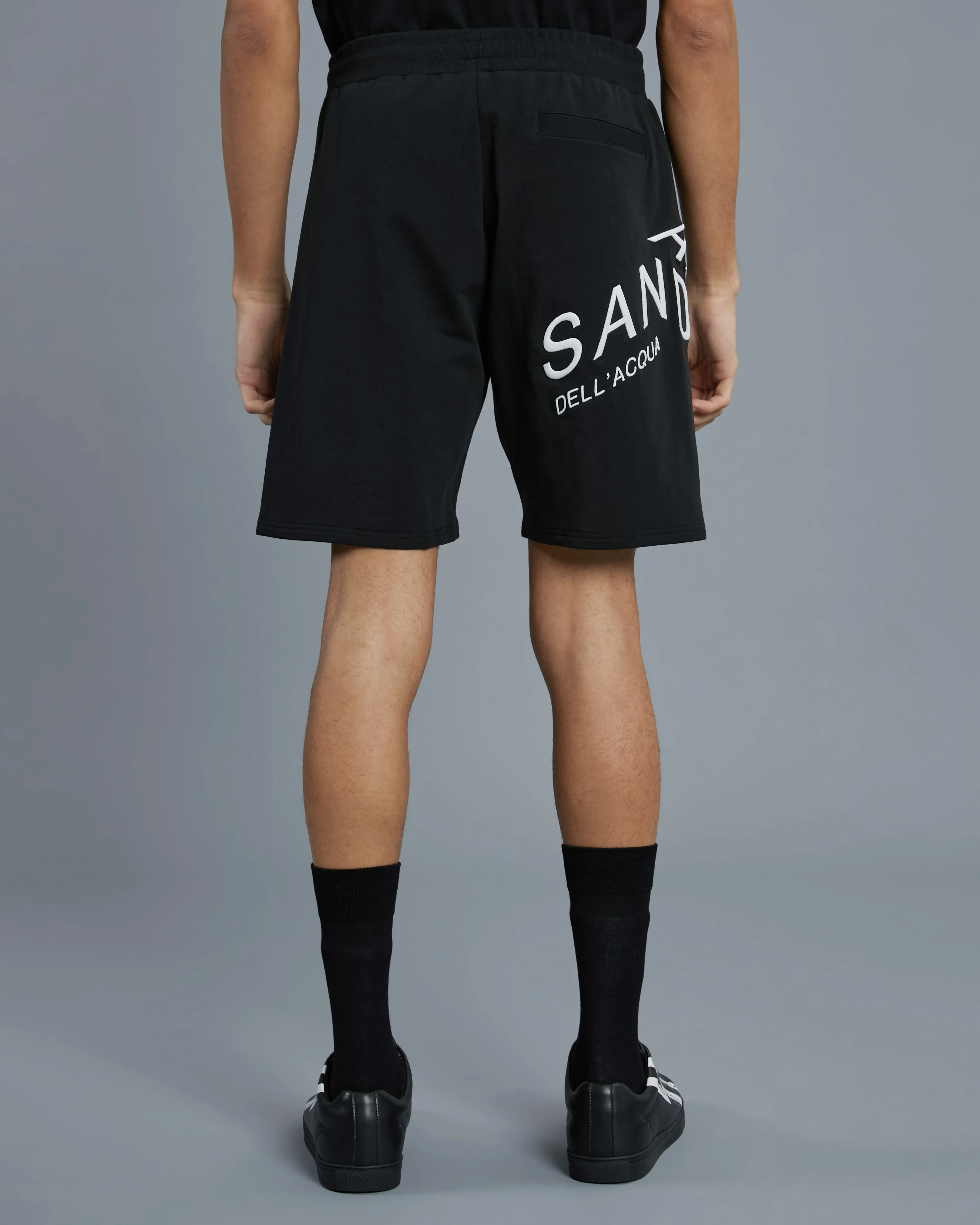 Brand Embroidered Track Shorts