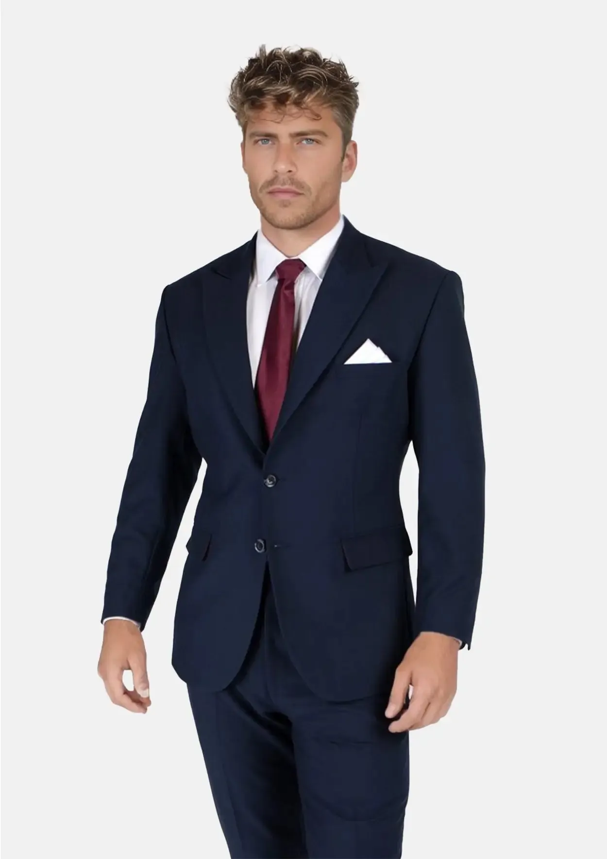 Bryant Navy Blue Stretch Suit