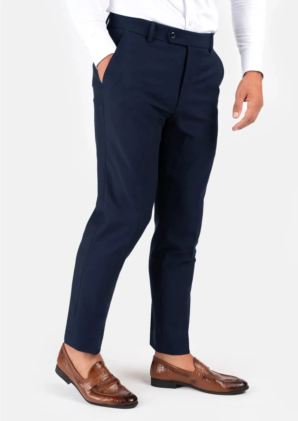 Bryant Navy Blue Stretch Suit