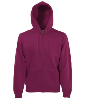 Burgundy - Premium 70/30 hooded sweatshirt jacket