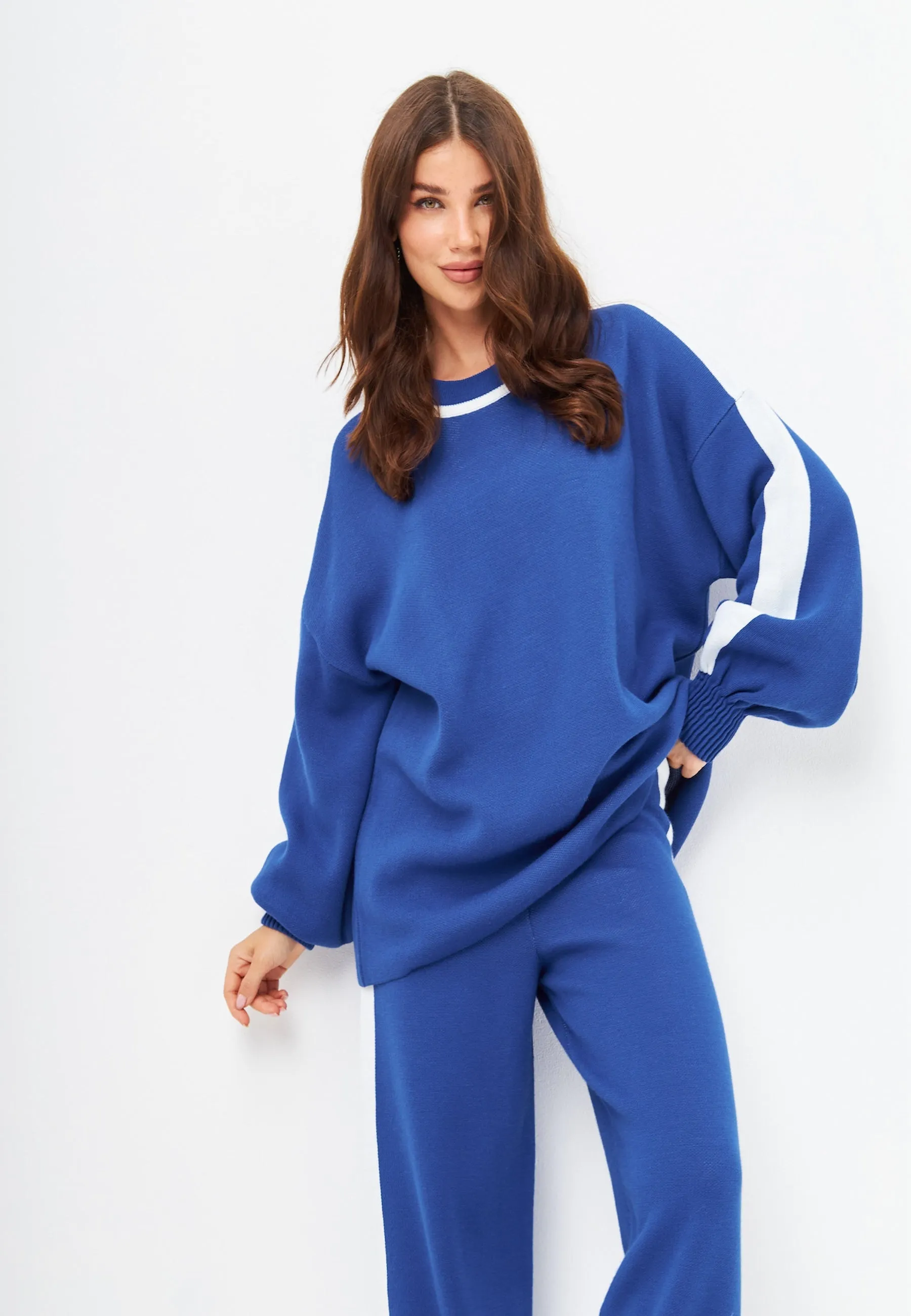 CG Knitted Jogger set - Blue