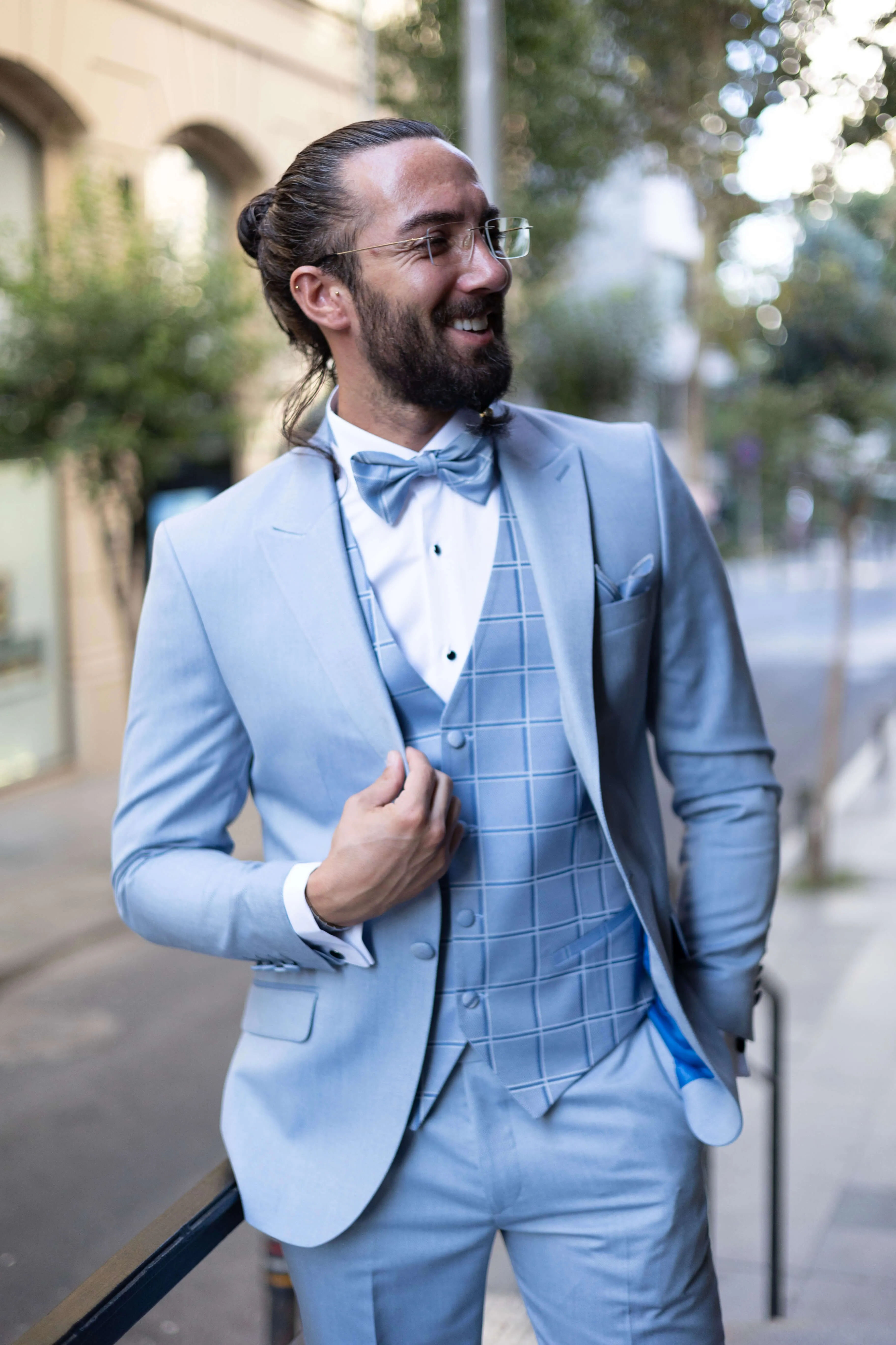 Designer Blue Tuxedo