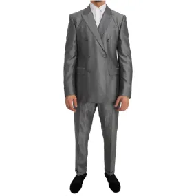 Dolce & Gabbana Elegant Black Double-Breasted Suit