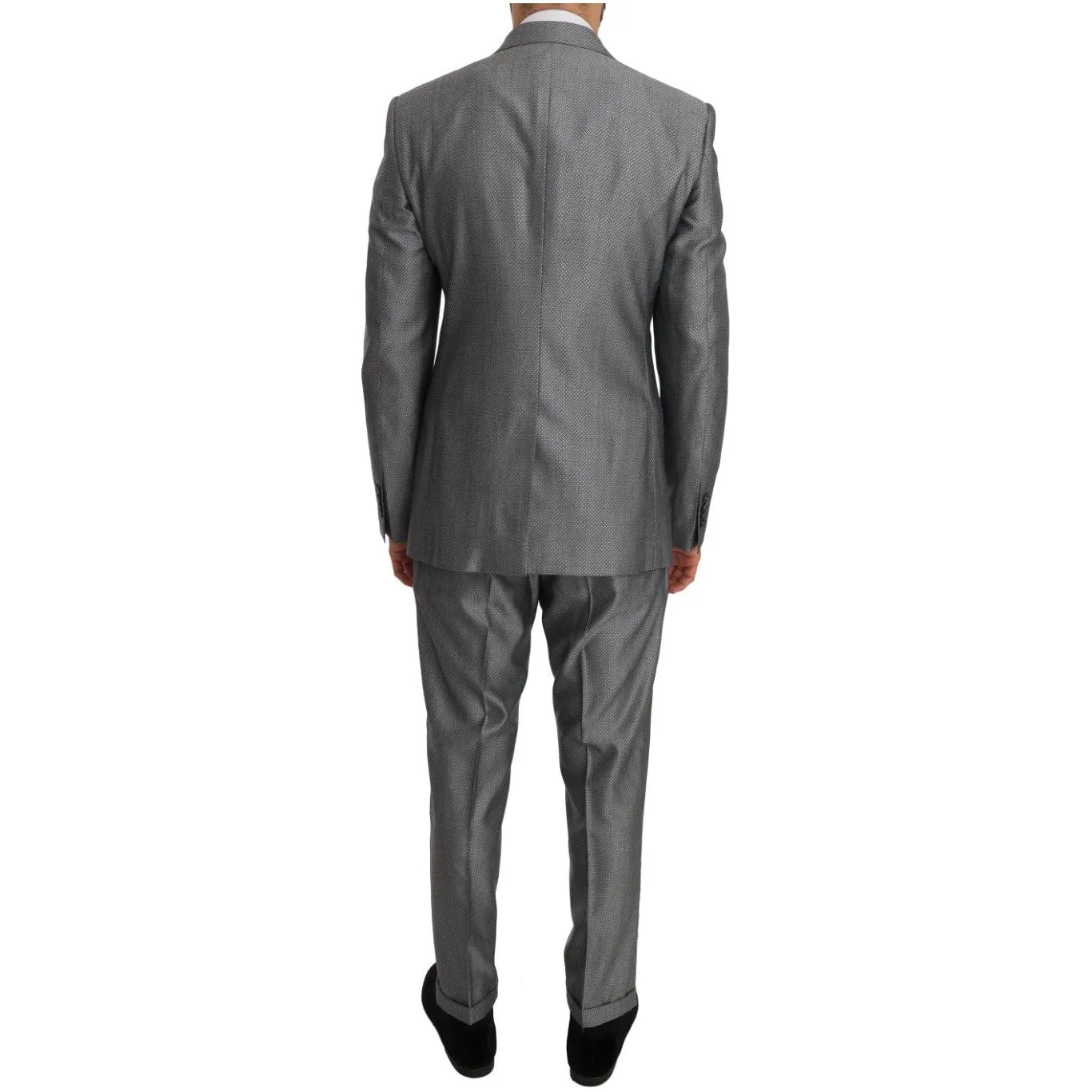 Dolce & Gabbana Elegant Black Double-Breasted Suit