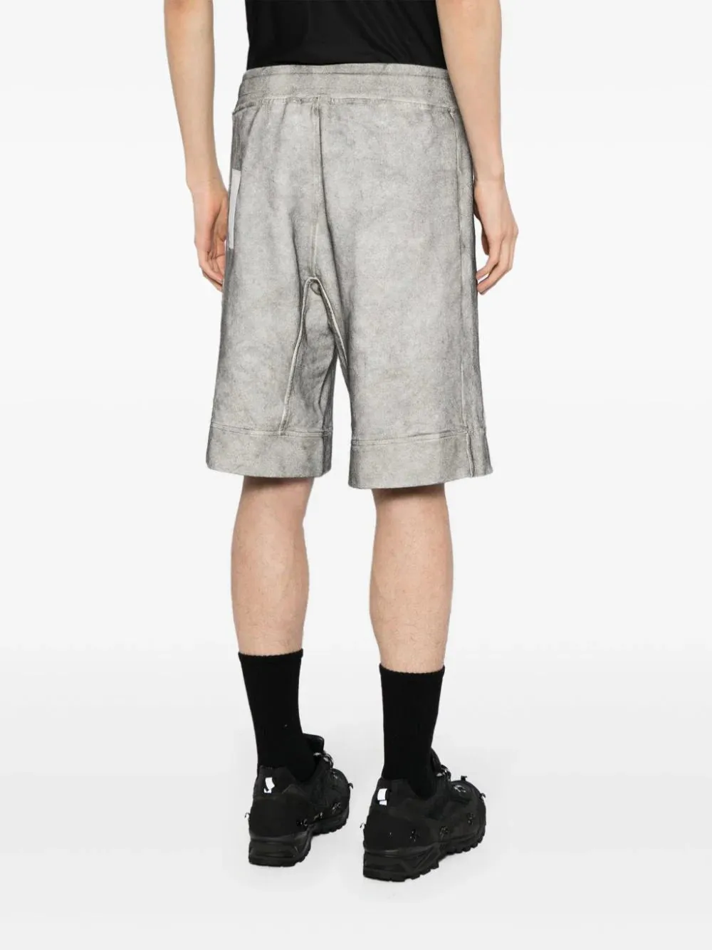 Drawstring Cotton Track Shorts