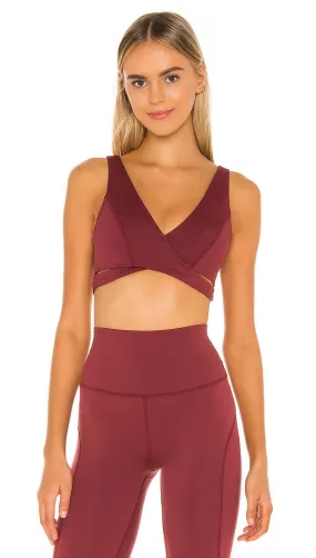 Free People Good Times Bra Wine