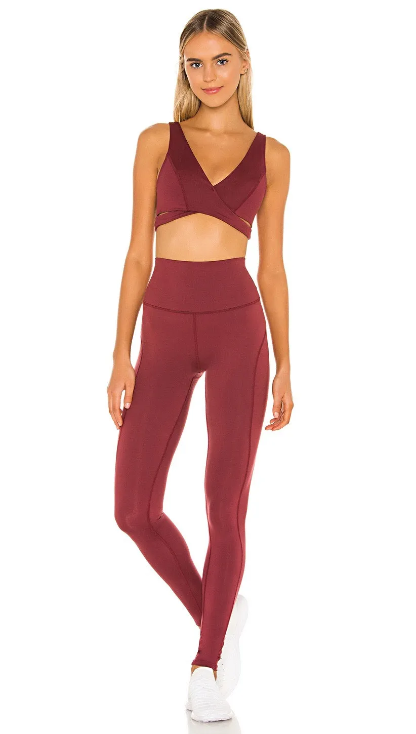 Free People Good Times Bra Wine