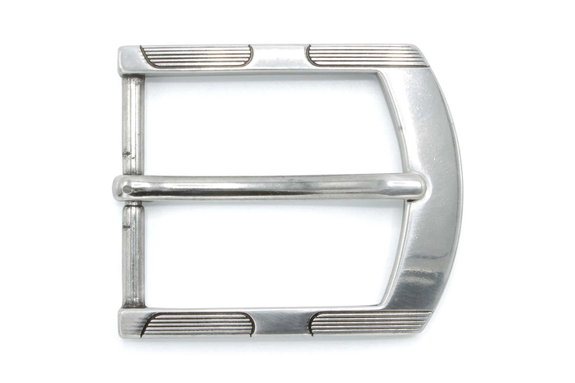 Grill Edge Detail Prong Buckle 40mm