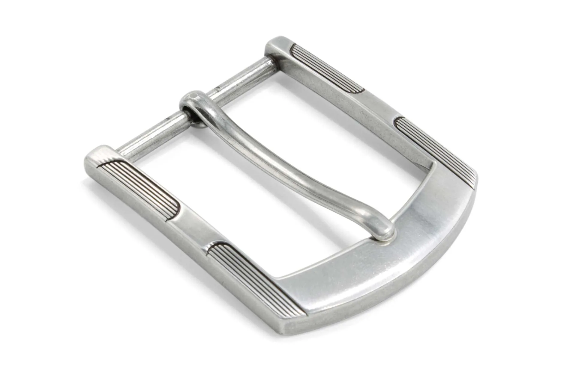 Grill Edge Detail Prong Buckle 40mm