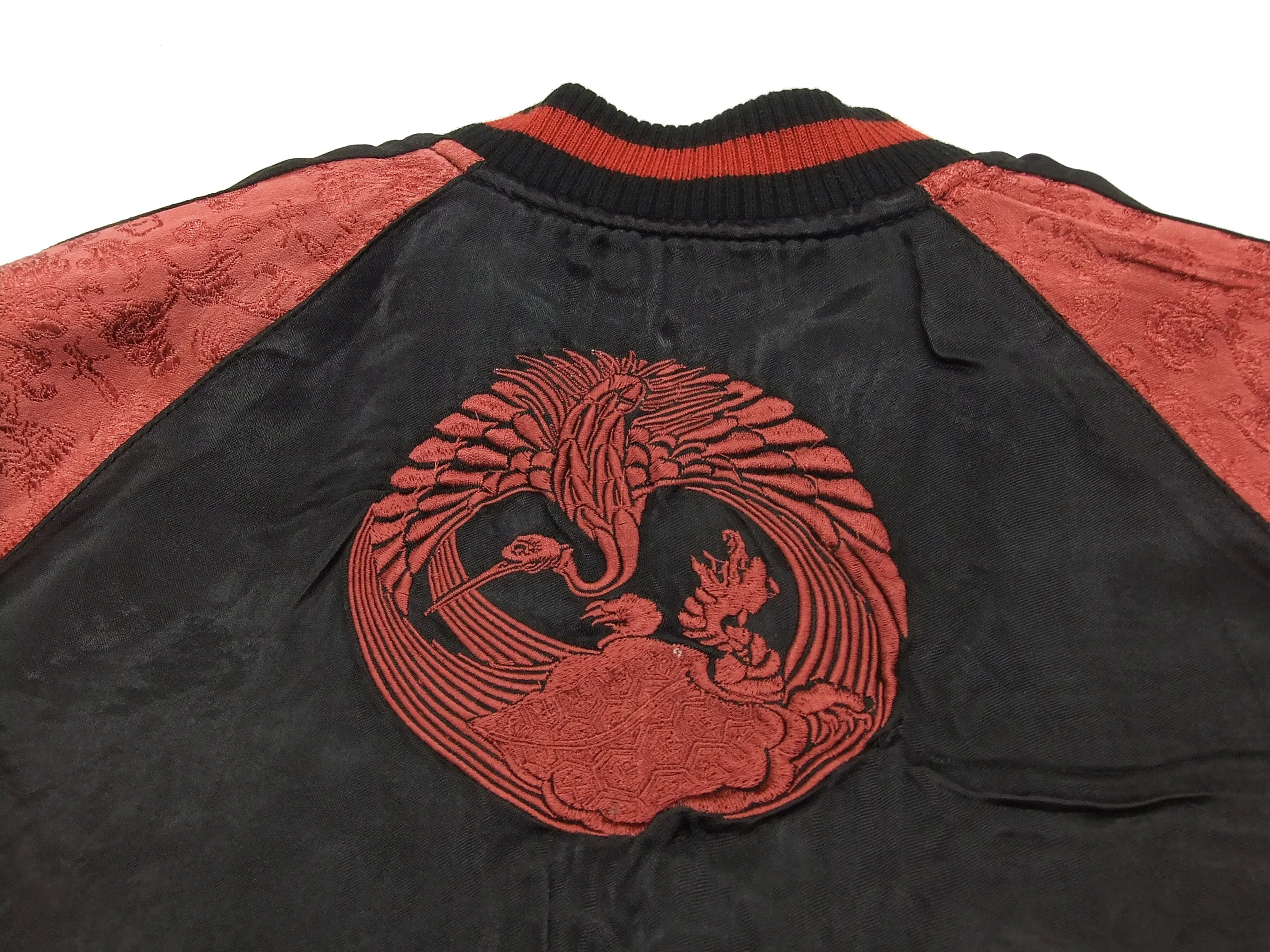 Hanatabi Gakudan Men's Japanese Souvenir Jacket Japanese Buddhism Sukajan Script SSJ-005