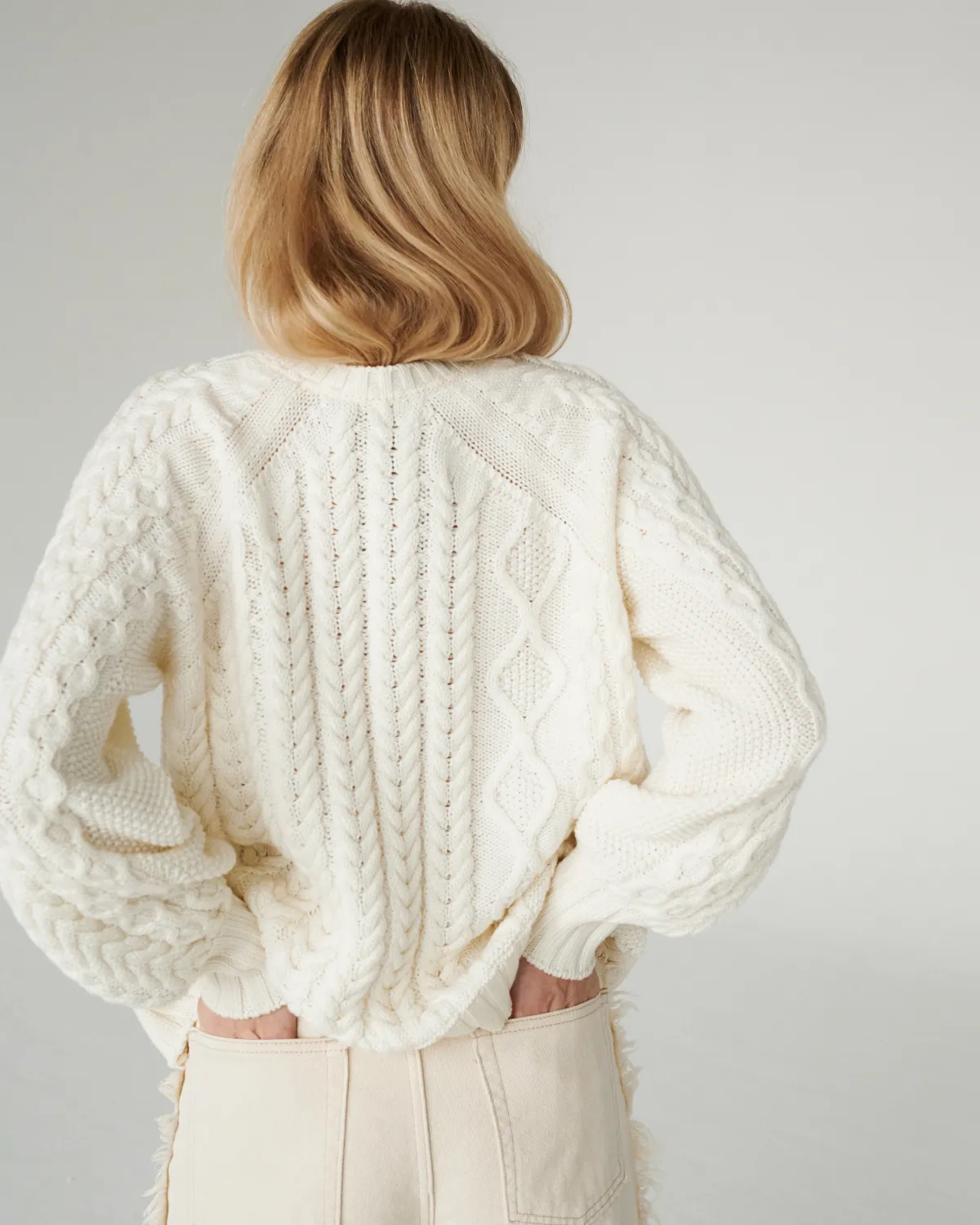 Harmonija Merino Wool Sweater Sea Salt