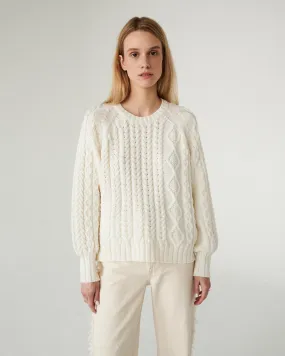 Harmonija Merino Wool Sweater Sea Salt