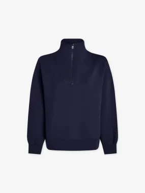 Hawley Half Zip Sweater Blue Nights