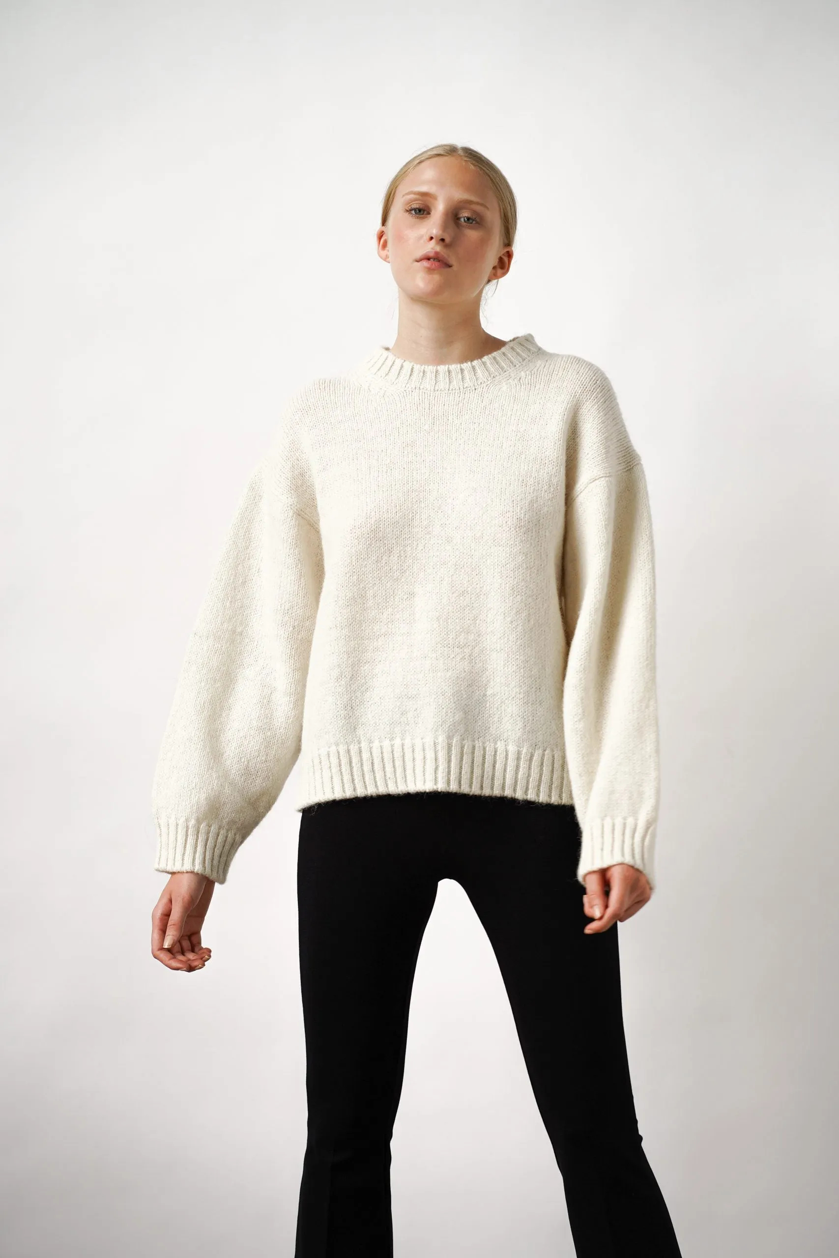 Ire Knitted Sweater Ivory