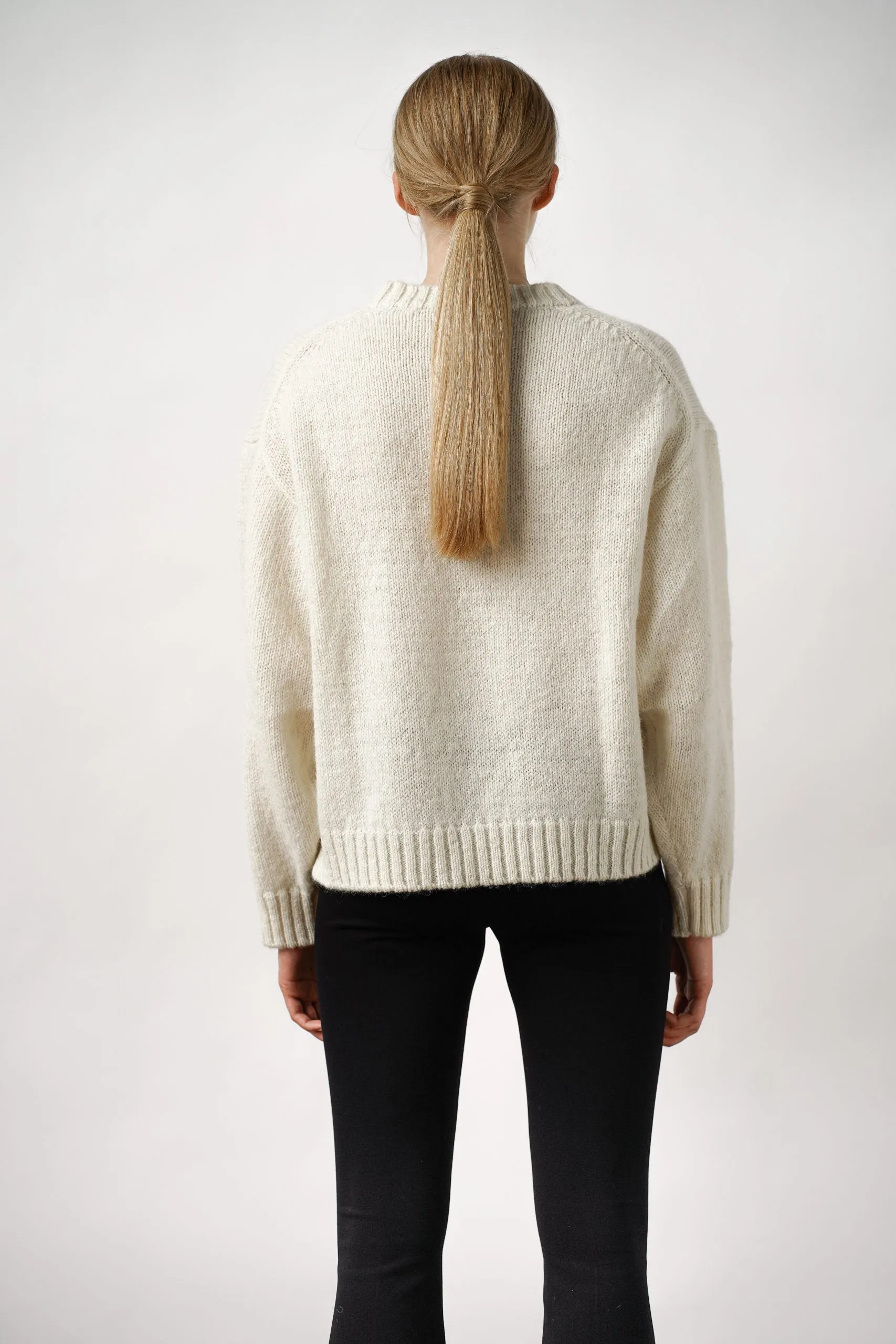 Ire Knitted Sweater Ivory