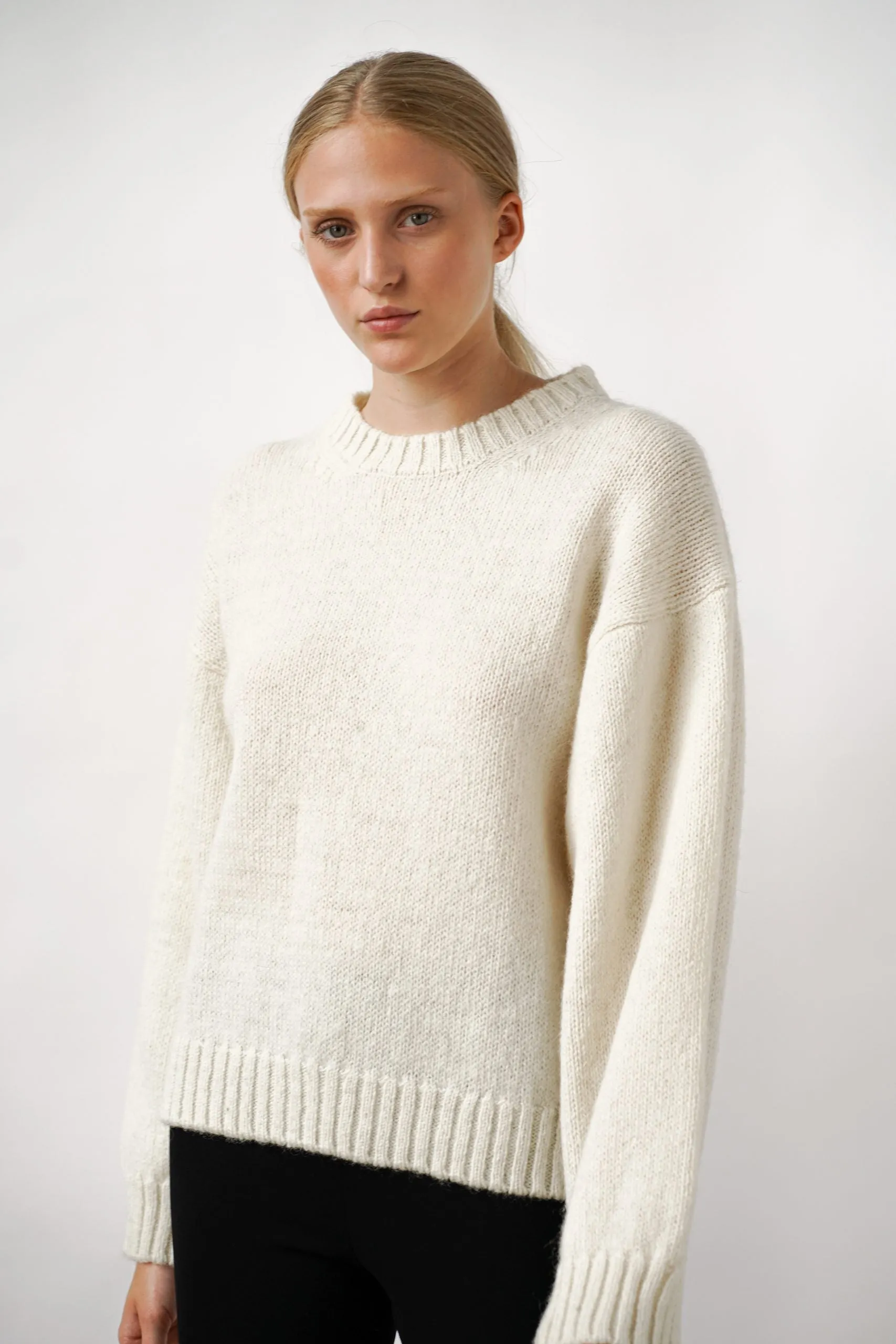 Ire Knitted Sweater Ivory