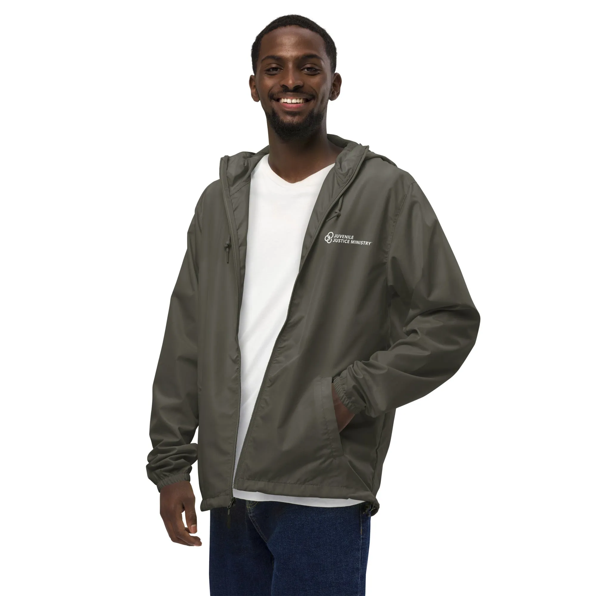 JJM Unisex Lightweight Zip Up Windbreaker