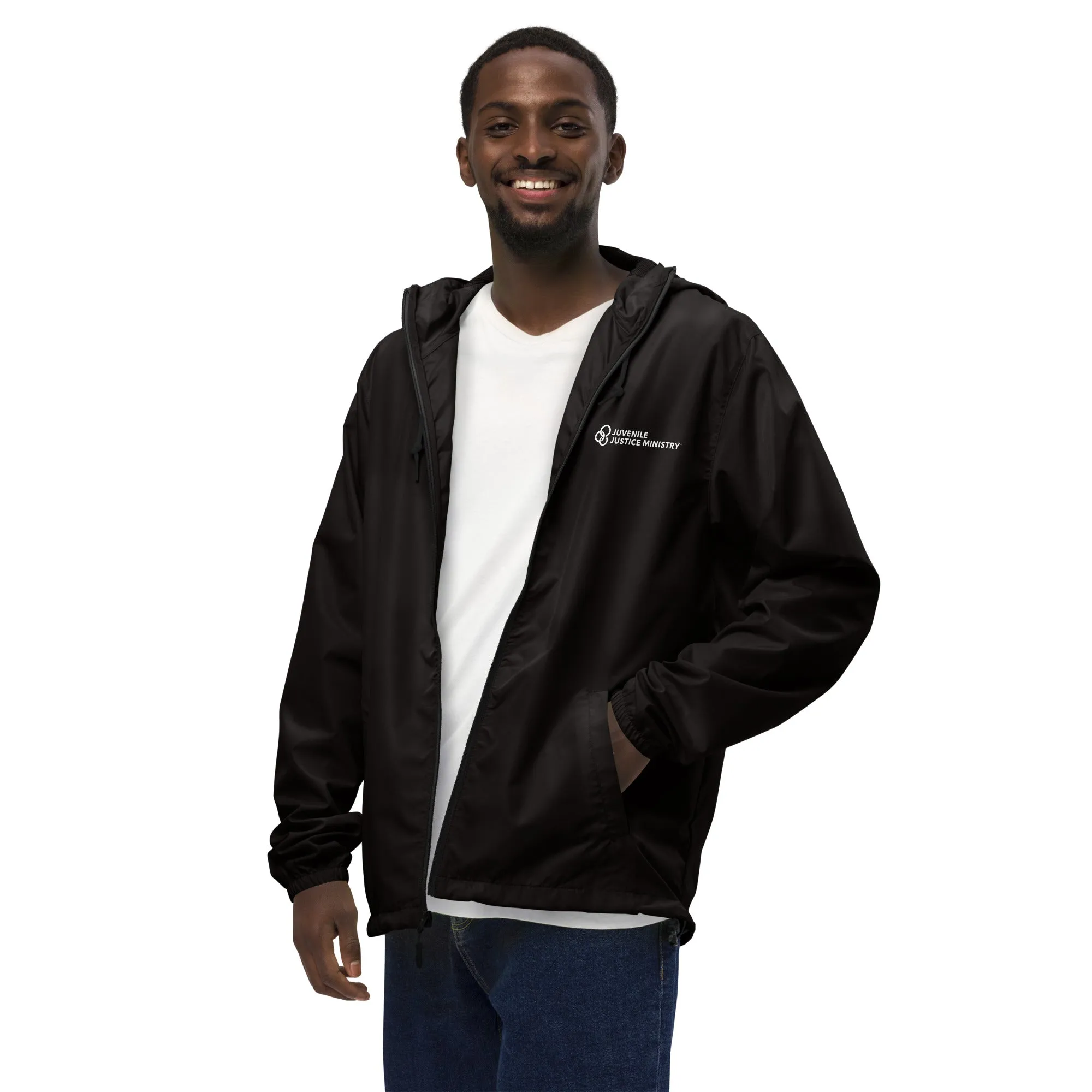 JJM Unisex Lightweight Zip Up Windbreaker