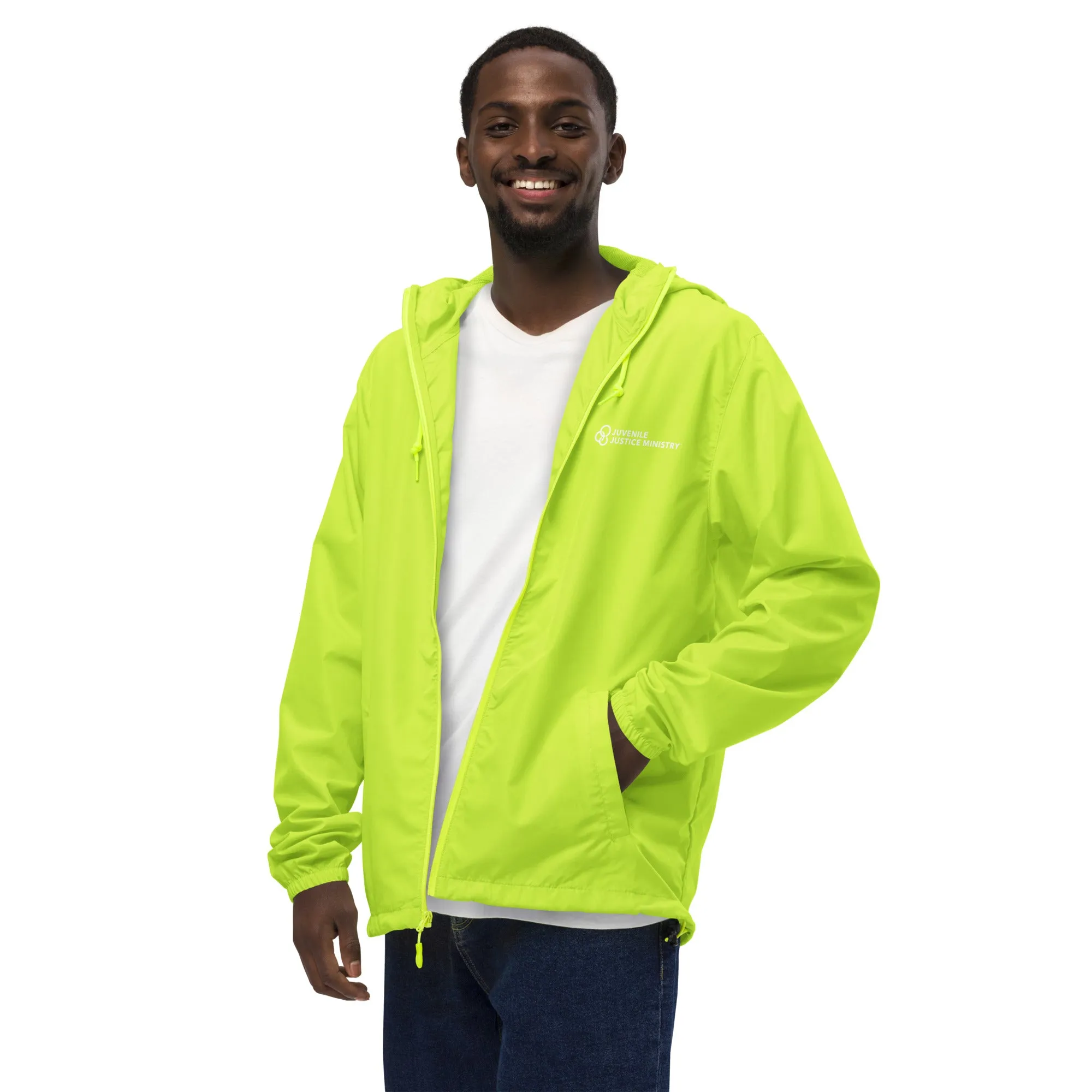 JJM Unisex Lightweight Zip Up Windbreaker