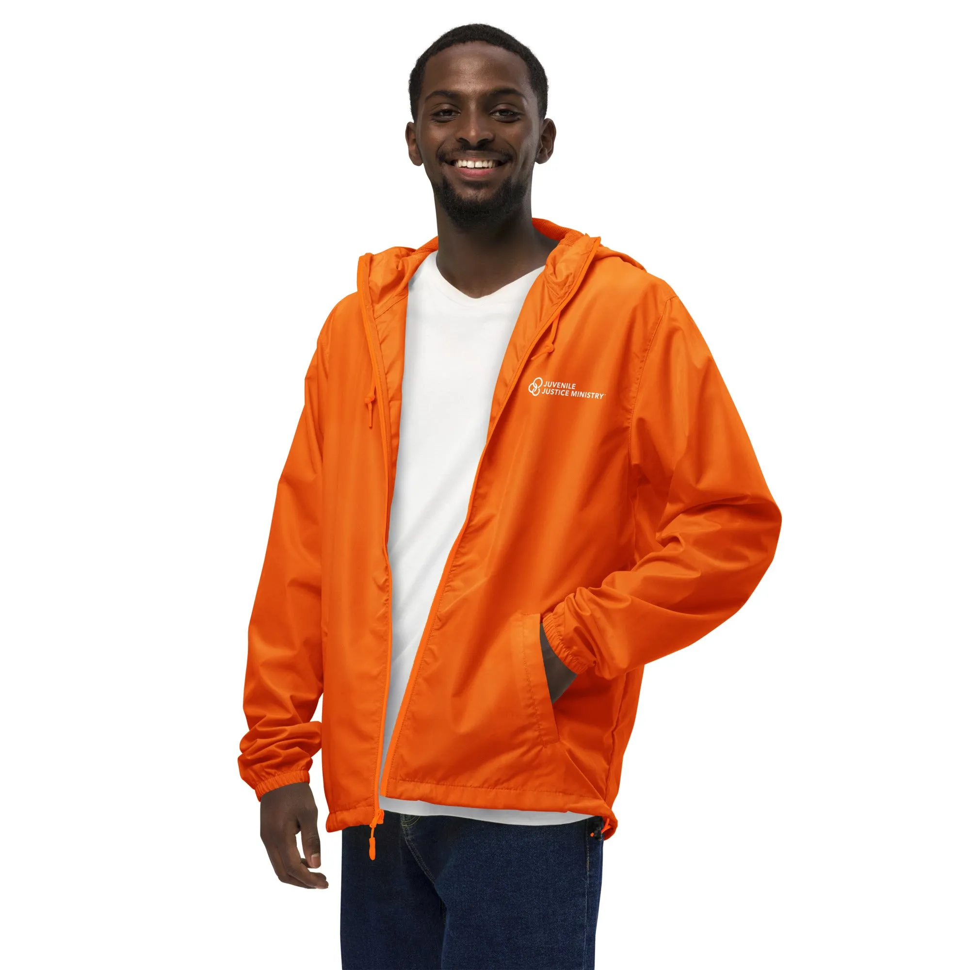 JJM Unisex Lightweight Zip Up Windbreaker