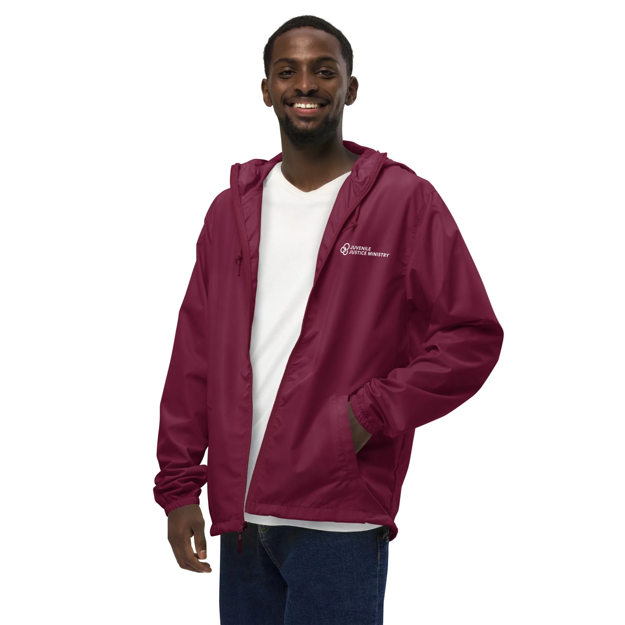 JJM Unisex Lightweight Zip Up Windbreaker