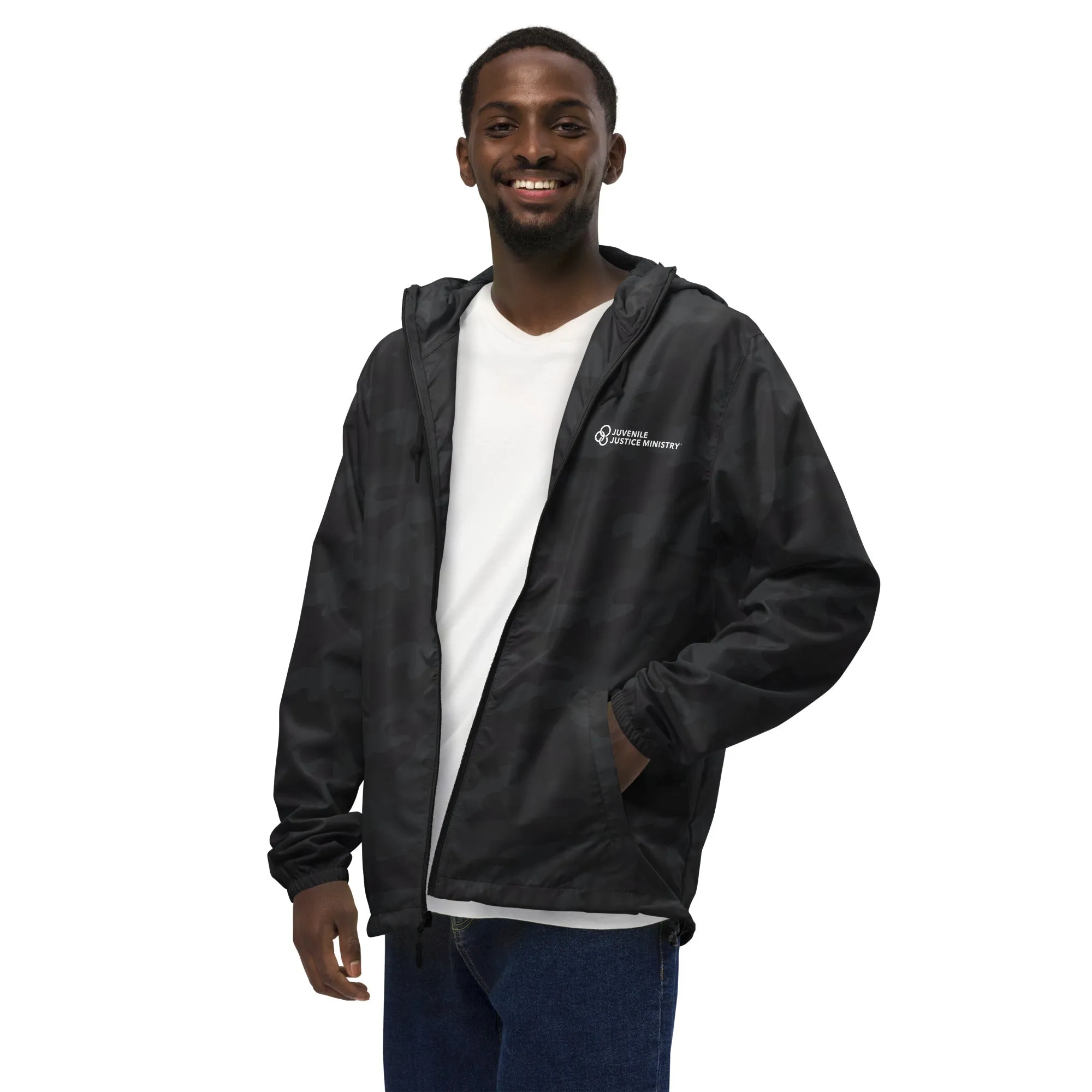 JJM Unisex Lightweight Zip Up Windbreaker