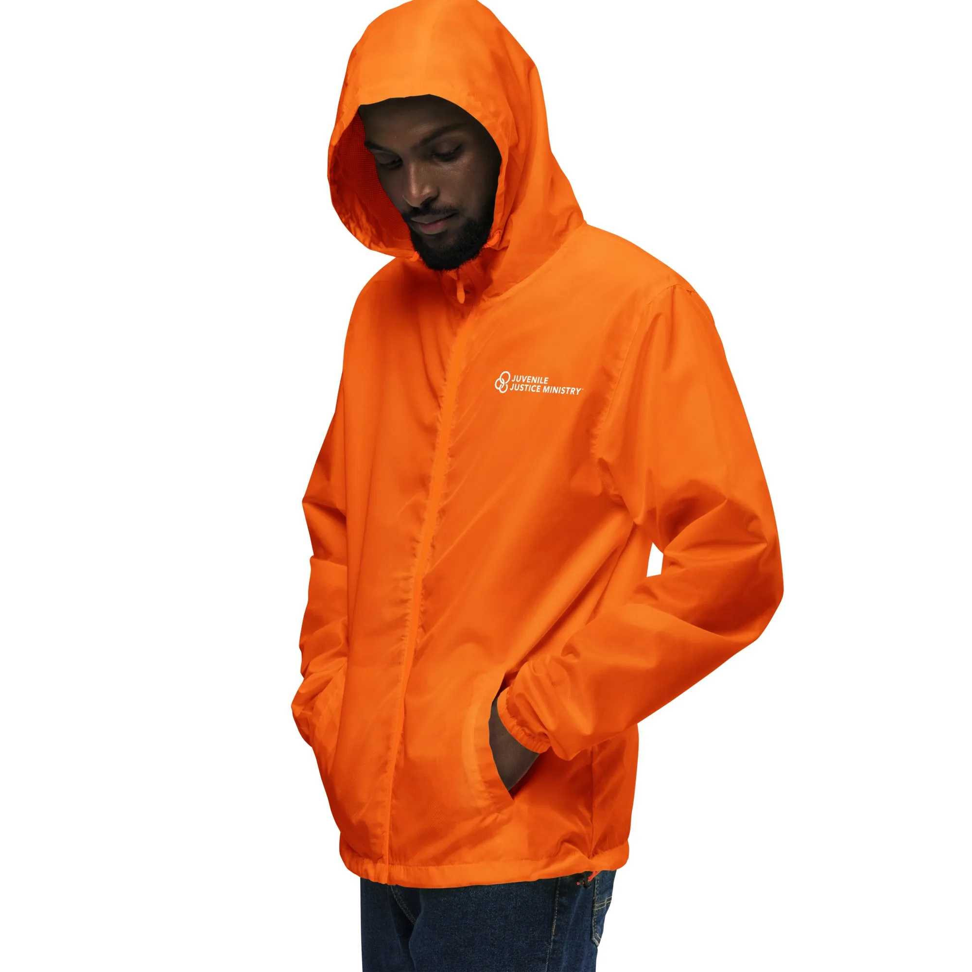 JJM Unisex Lightweight Zip Up Windbreaker