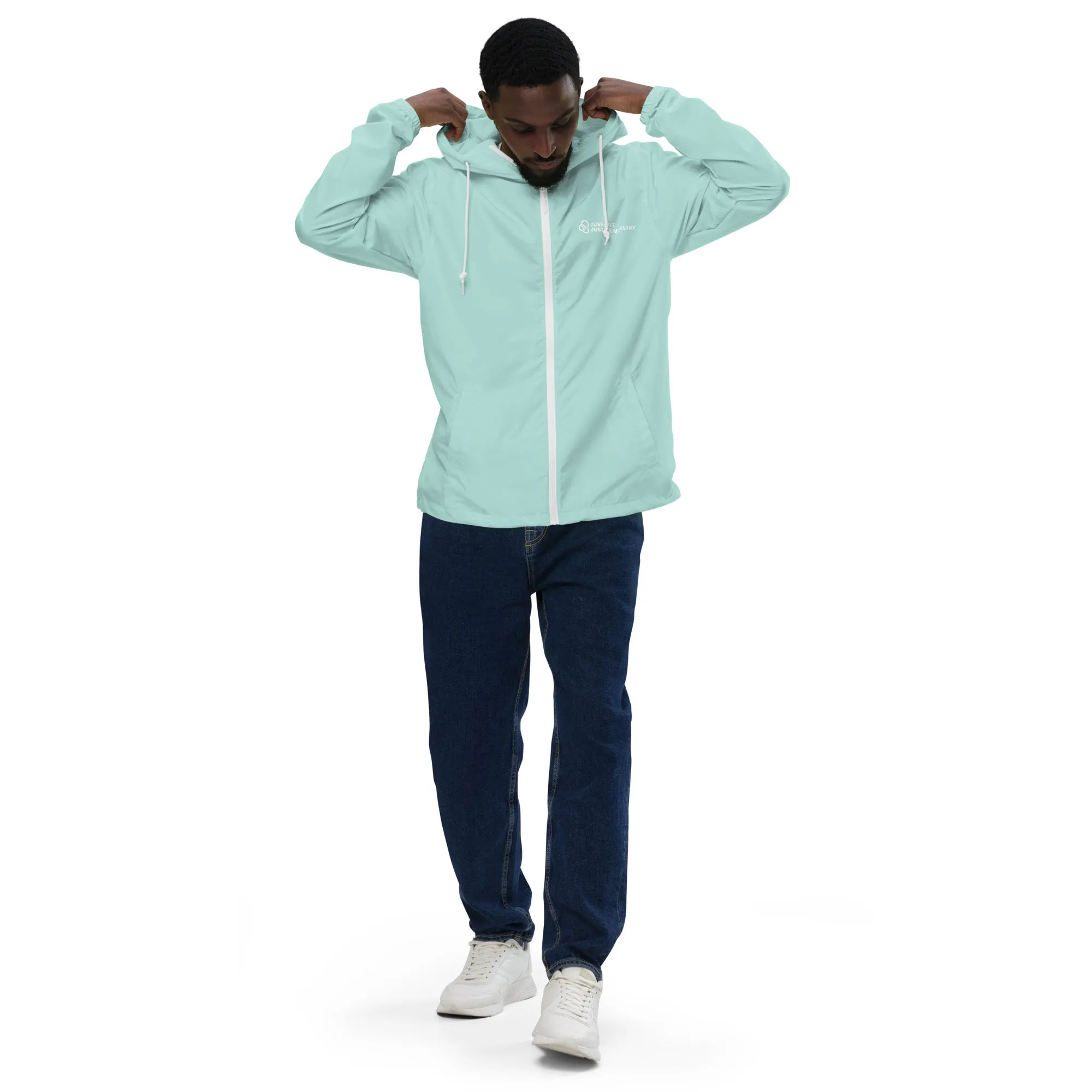 JJM Unisex Lightweight Zip Up Windbreaker