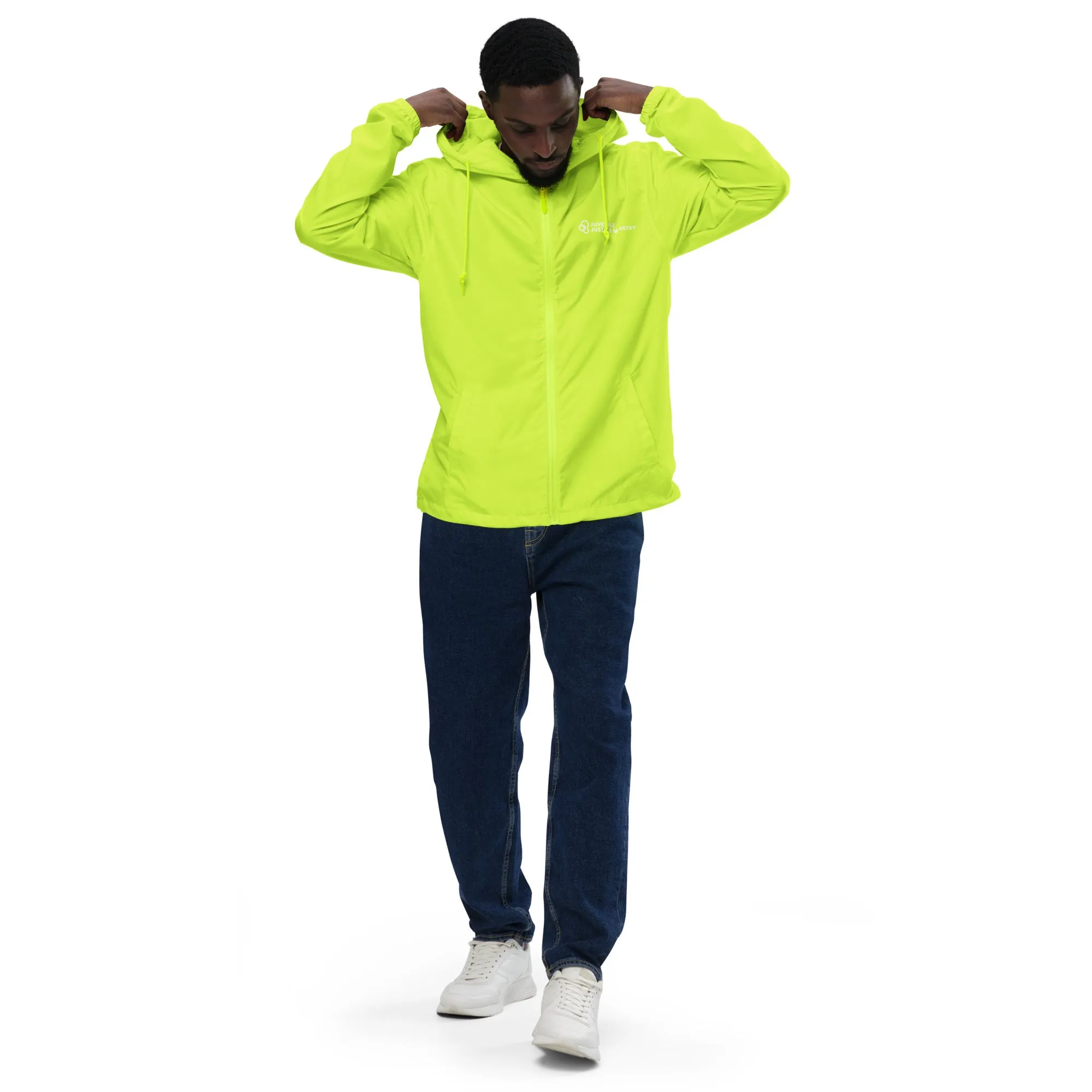 JJM Unisex Lightweight Zip Up Windbreaker