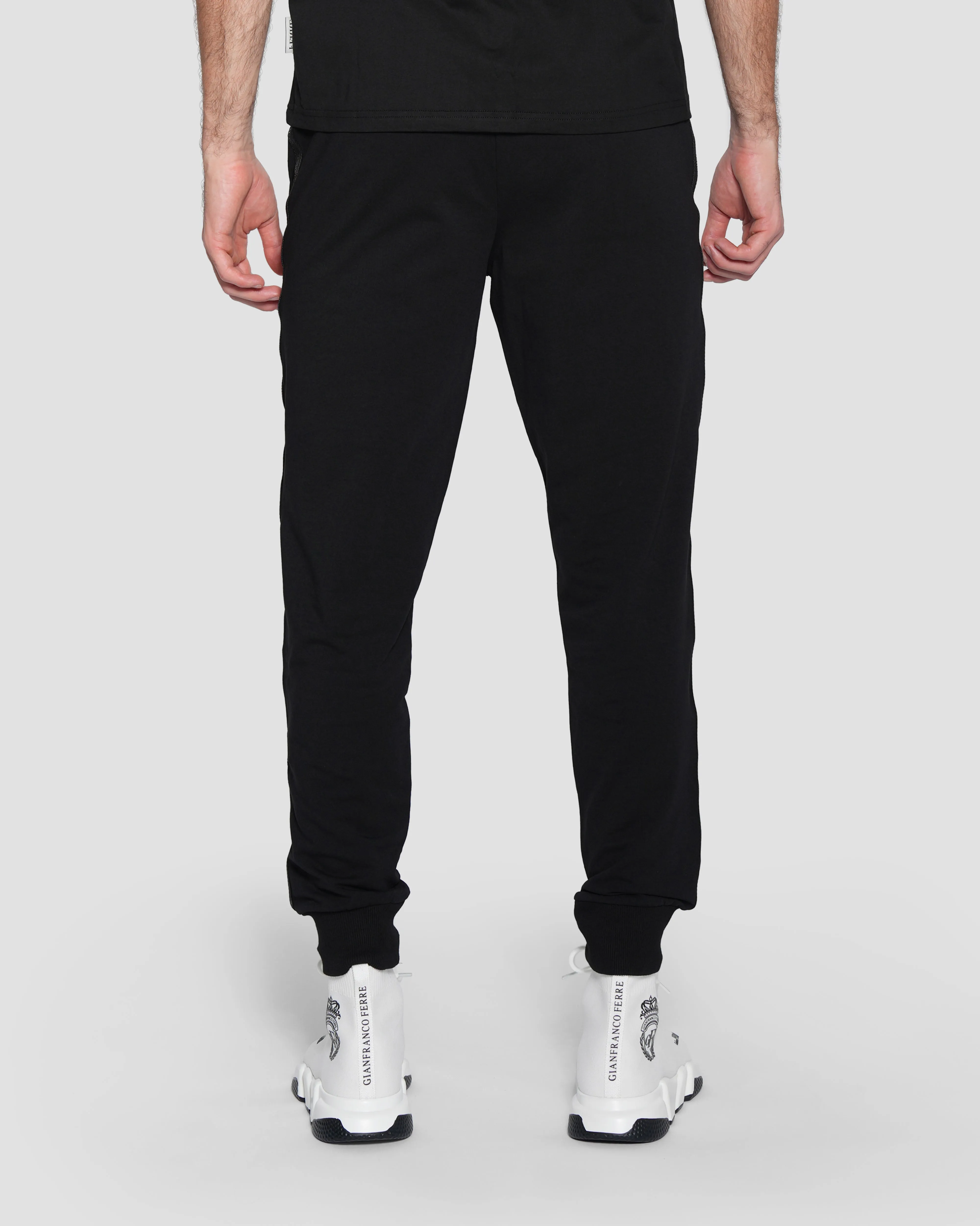 Logo Tape Embellished Track Pants