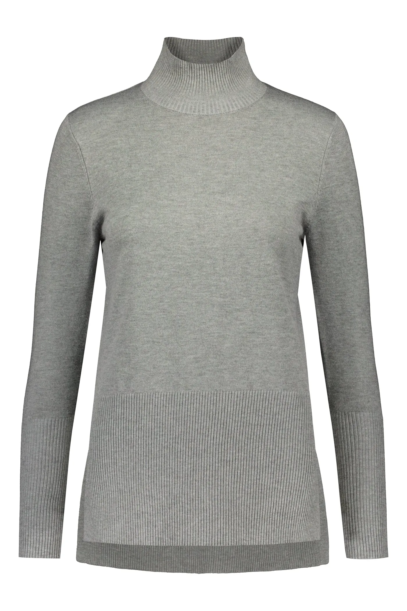 Maxine High Neck Jumper Grey