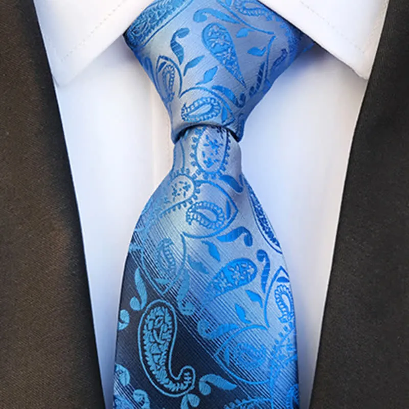 Men's Fancy Gradient Ramp Paisley Necktie