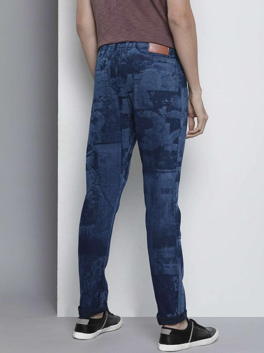 Men's Laser Printed Jeans