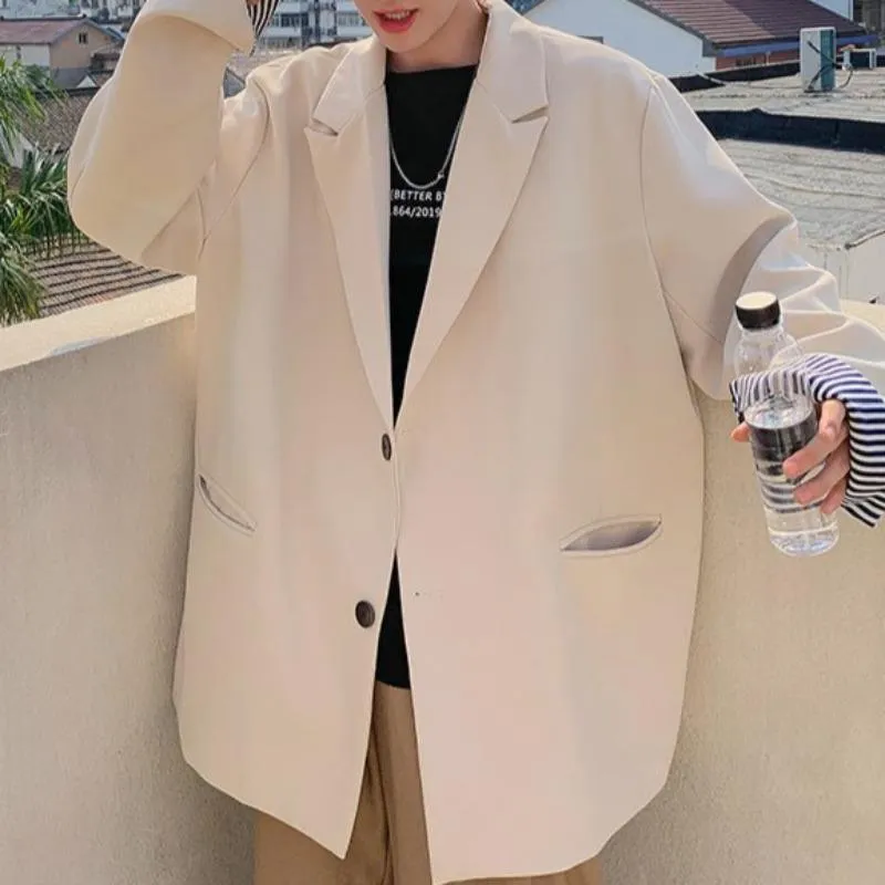 Oversized Single Breasted Suit Jacket