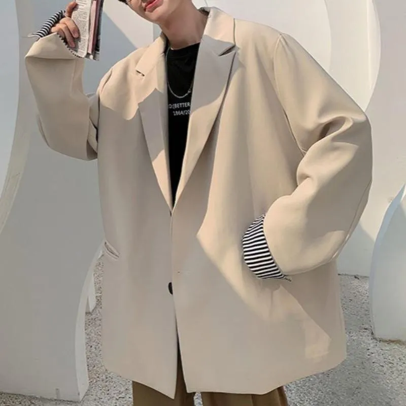 Oversized Single Breasted Suit Jacket