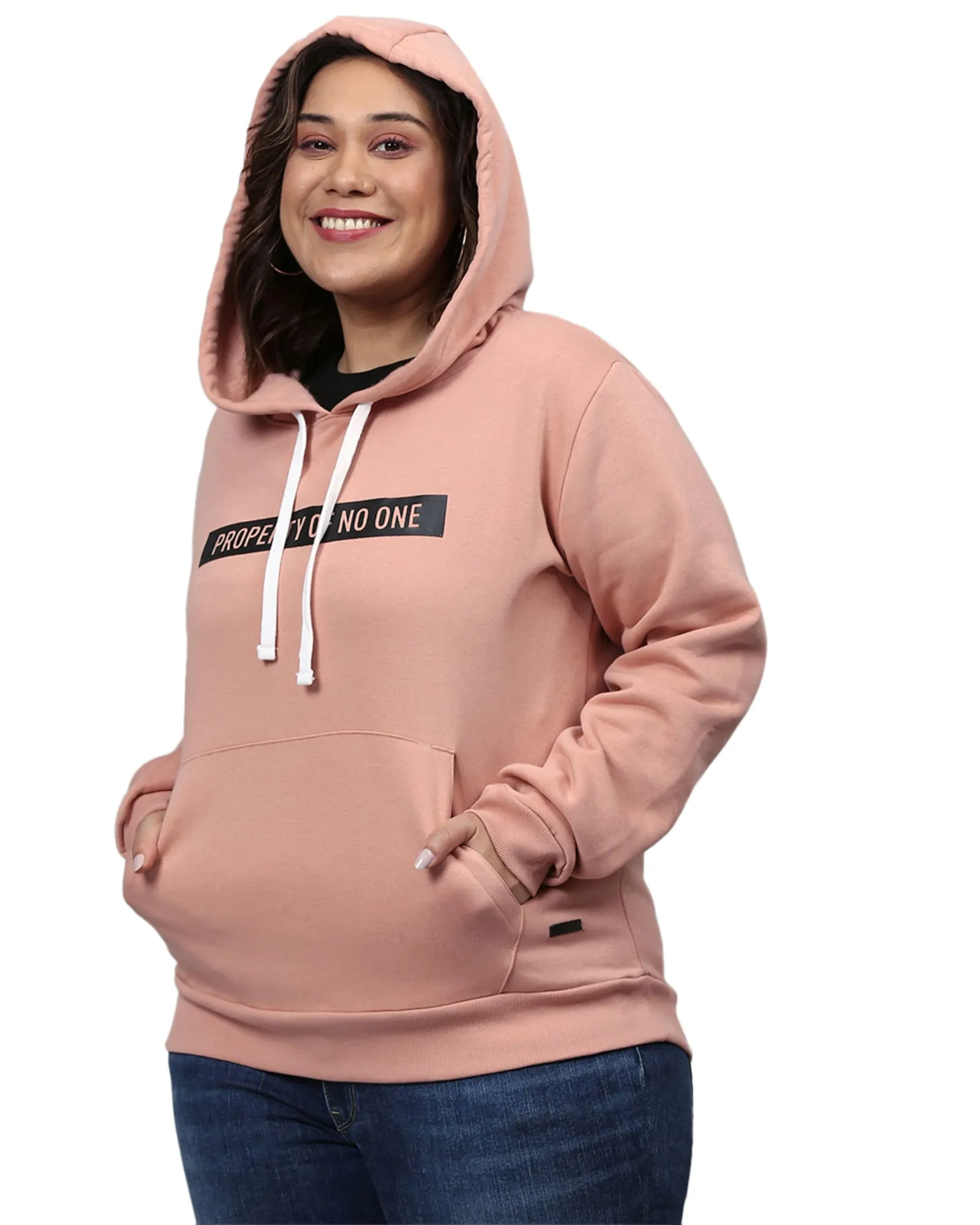 Printed Stylish Casual Sweatshirt-Pink | Pink