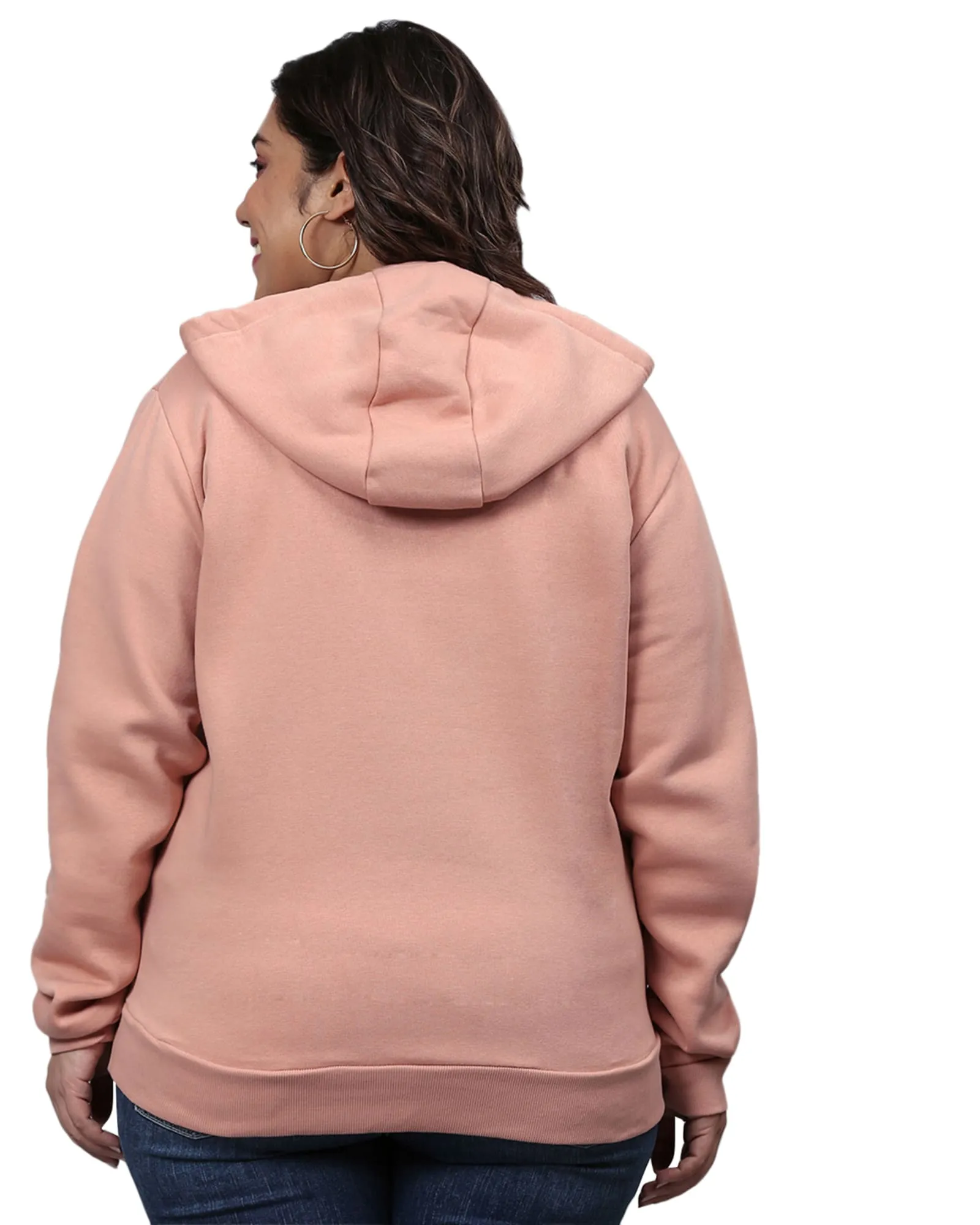 Printed Stylish Casual Sweatshirt-Pink | Pink