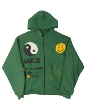 "Earth First" Zip-Up Hoodie