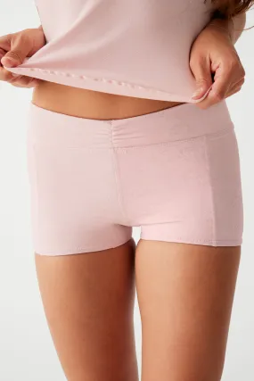 Rehearsal Low Waist Mini Short - Pink Petals